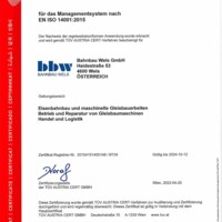 UM Managementsystem Bahnbau Wels DE