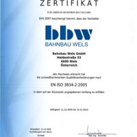 Schweißtechnische Qualitätsanforderungen nach EN ISO 3834-2:2005