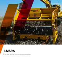 Produktfolder LMSRA_Leichte, mobile Schotterreinigungsanlage 